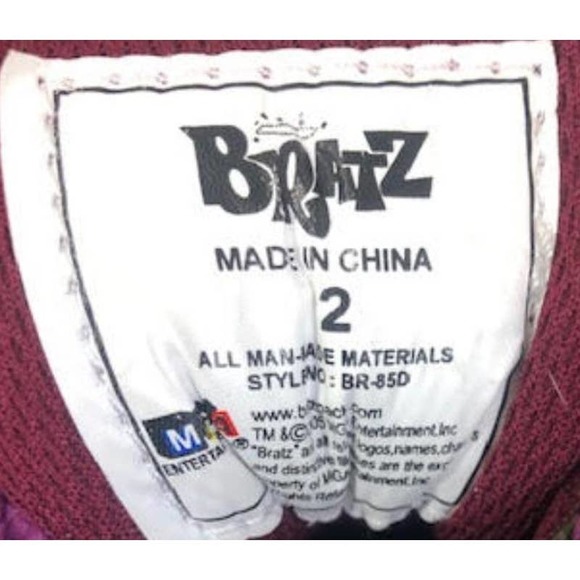 Bratz Roller Shoes Skate SNEAKERS Flashback Fever Street Flyers Size 2 2005 - Picture 5 of 5